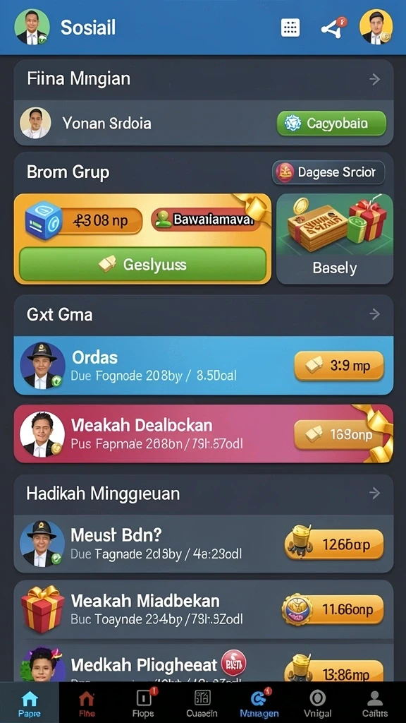 99sll - Tampilan antarmuka yang ramah pengguna dan menarik.
