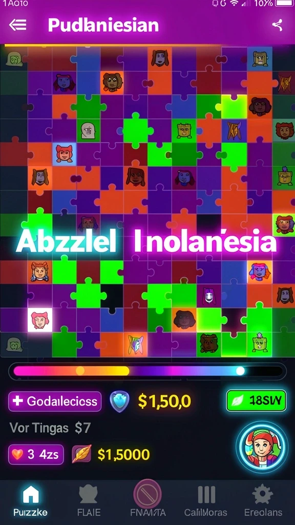 ez338 - Screenshot memperlihatkan suasana level yang menantang.