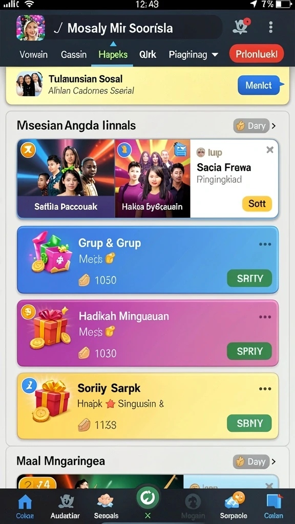jos77 - Karakter unik yang bisa dipilih pemain.
