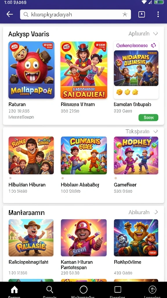 valohoki - Menu pengaturan yang mudah digunakan.