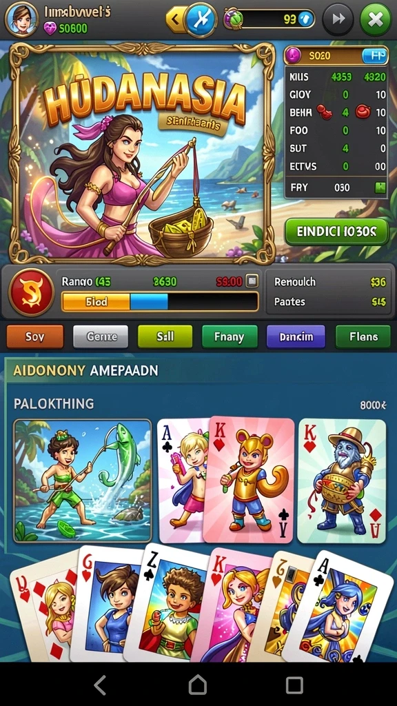 xxx777 - Tampilan awal game yang menarik dan intuitif.